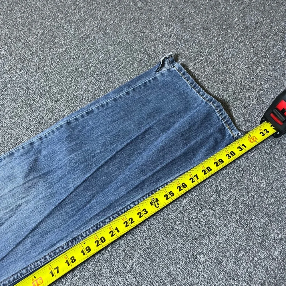 Levi's 527 Bootcut Jeans 34x32 Blue Denim Baggy Y2K Skater